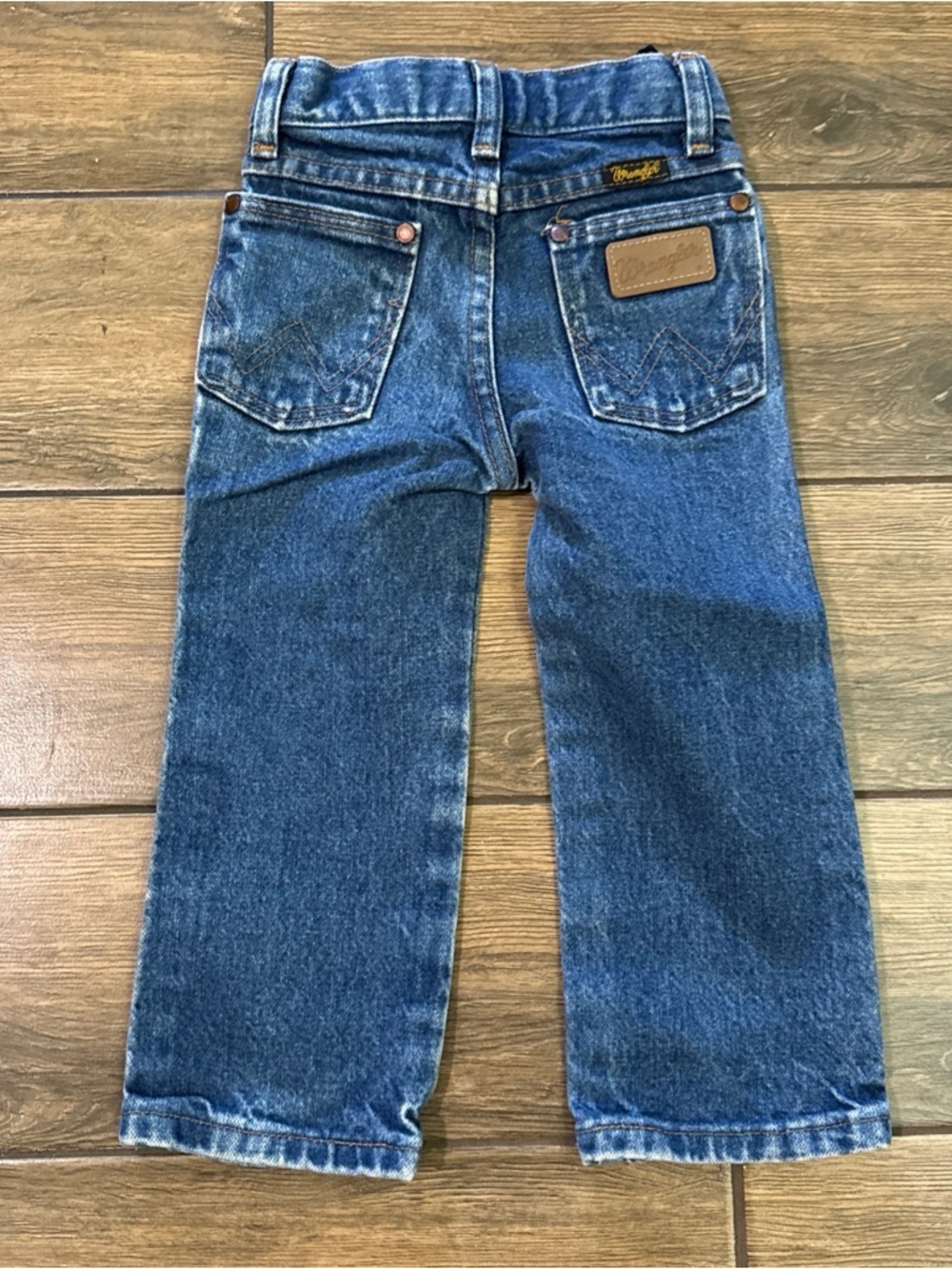Wrangler Jeans Cowboy Cut Toddler Size 3T Slim Blue Wash Denim